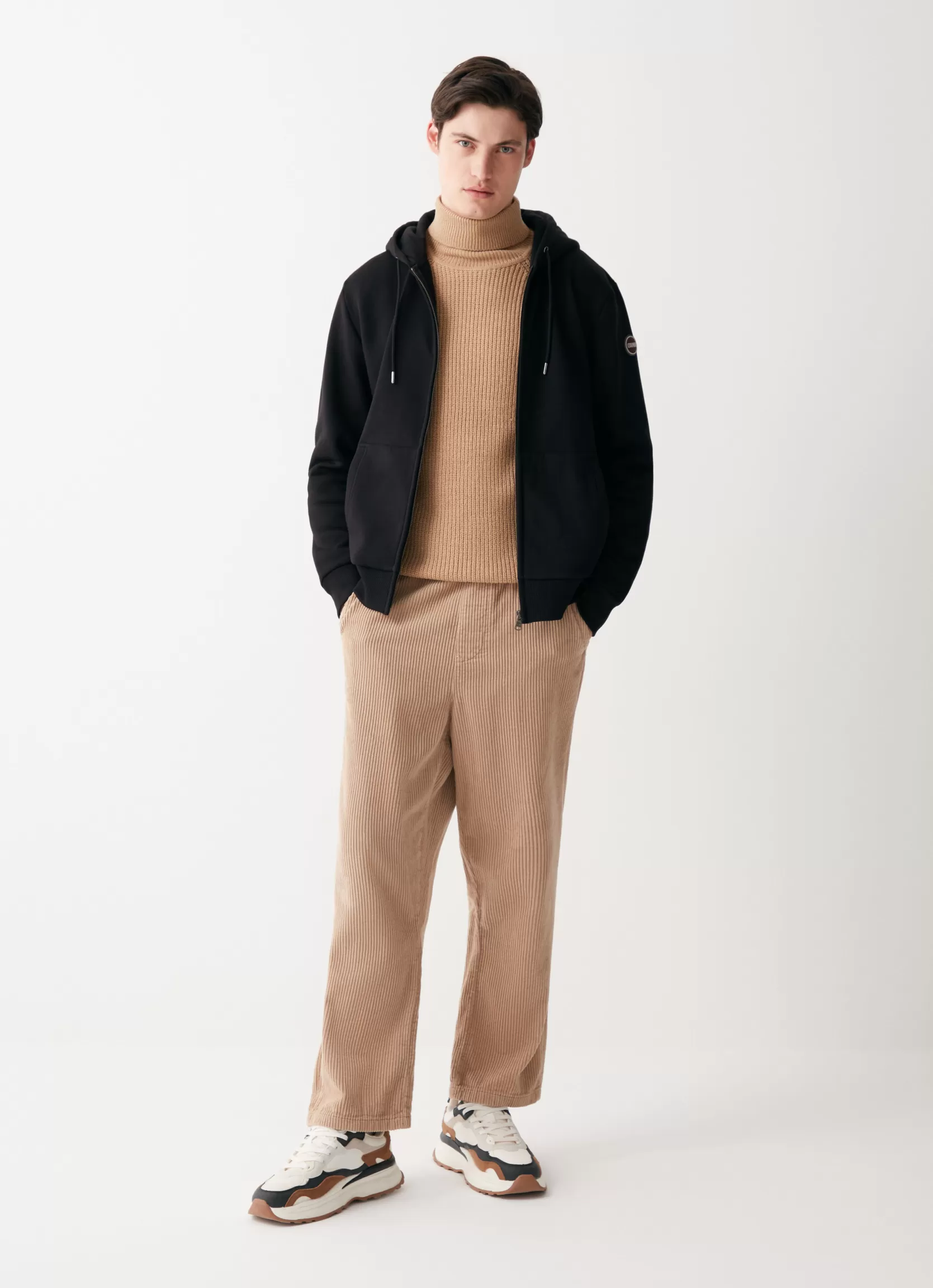 Colmar Full zip sweatshirt with handwarmer pocket | man Sweatshirts