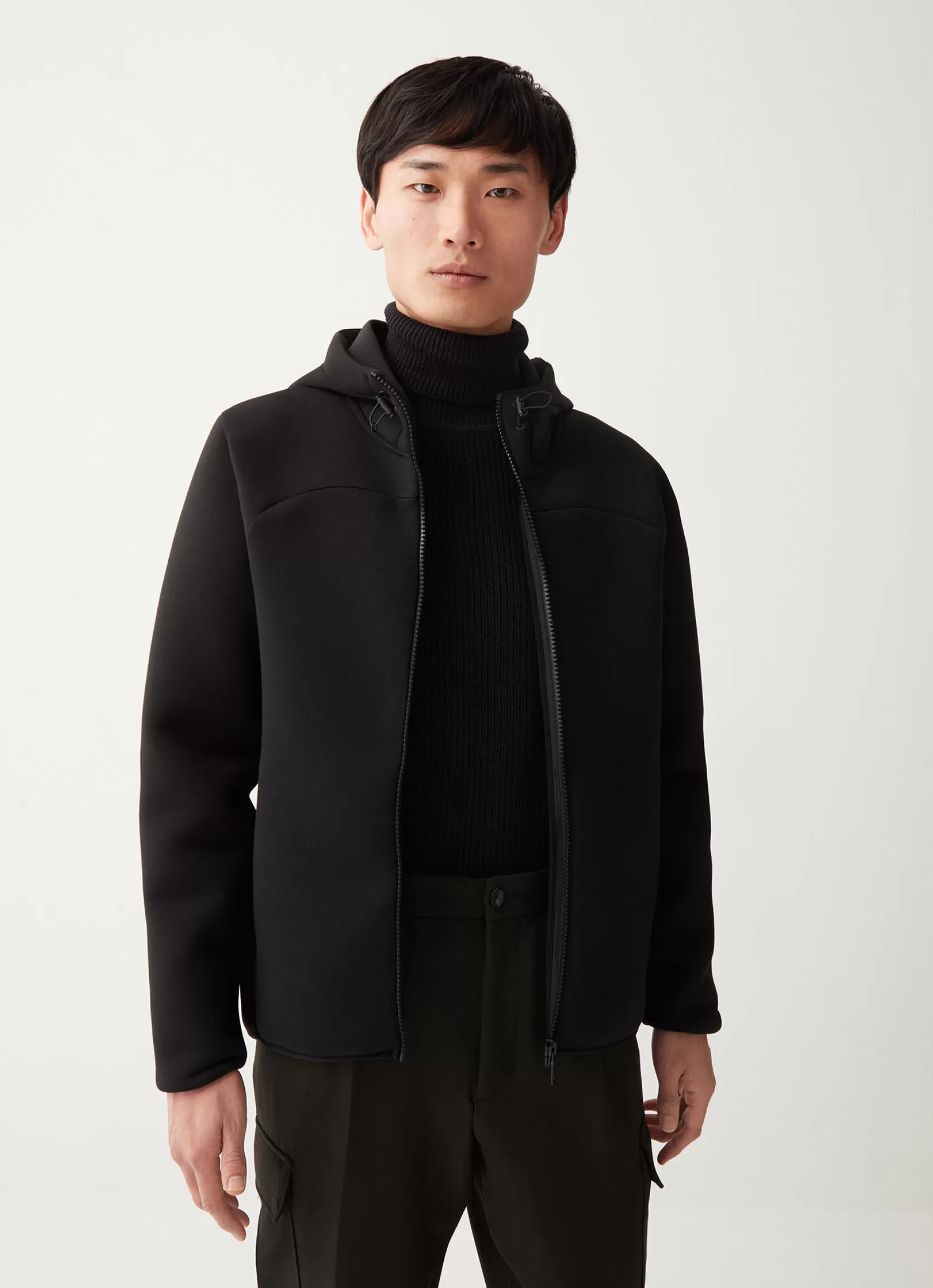 Colmar Full-zip scuba-effect hoody | man Sweatshirts