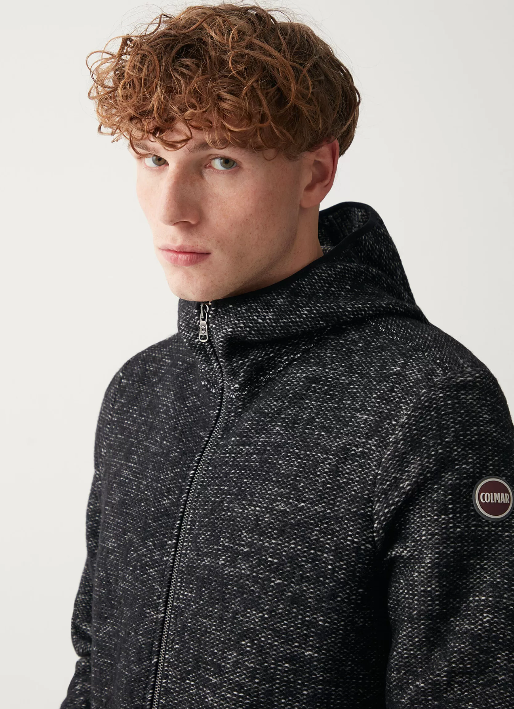 Colmar Hooded wool knit sweatshirt | man Sweatshirts