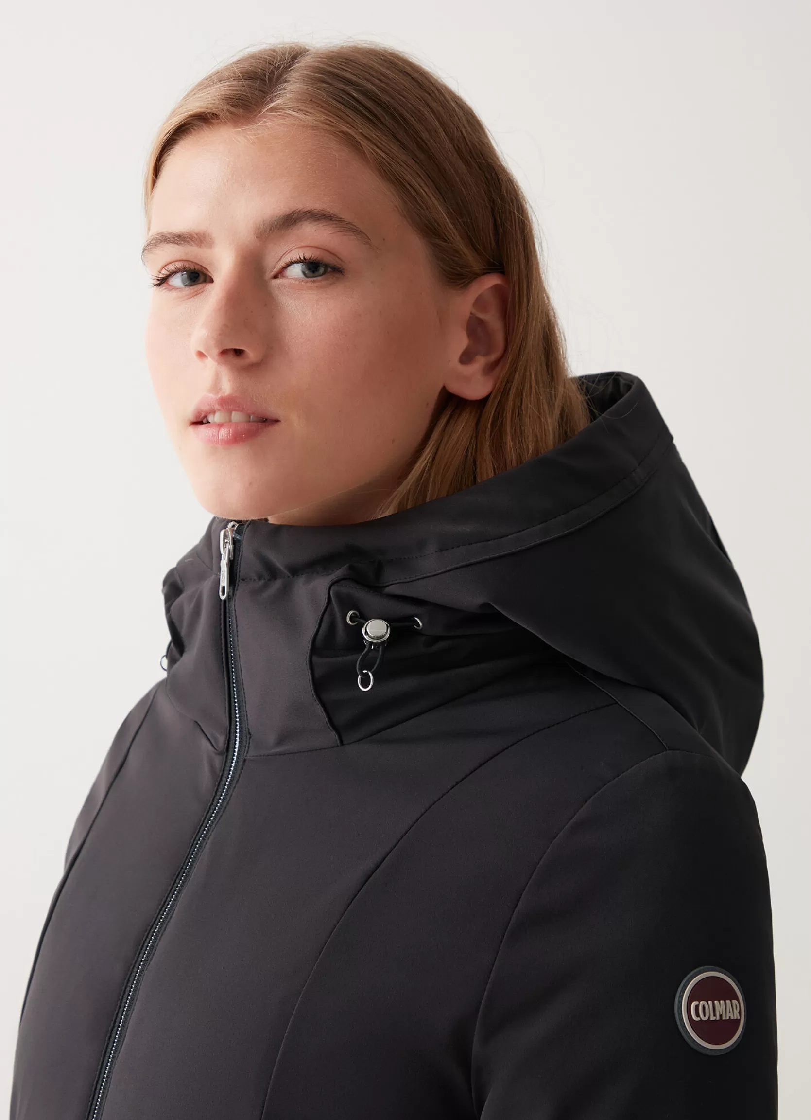Colmar Long down jacket in 3-layer satin-effect fabric | woman Jackets and Coats | Winter Down Jackets