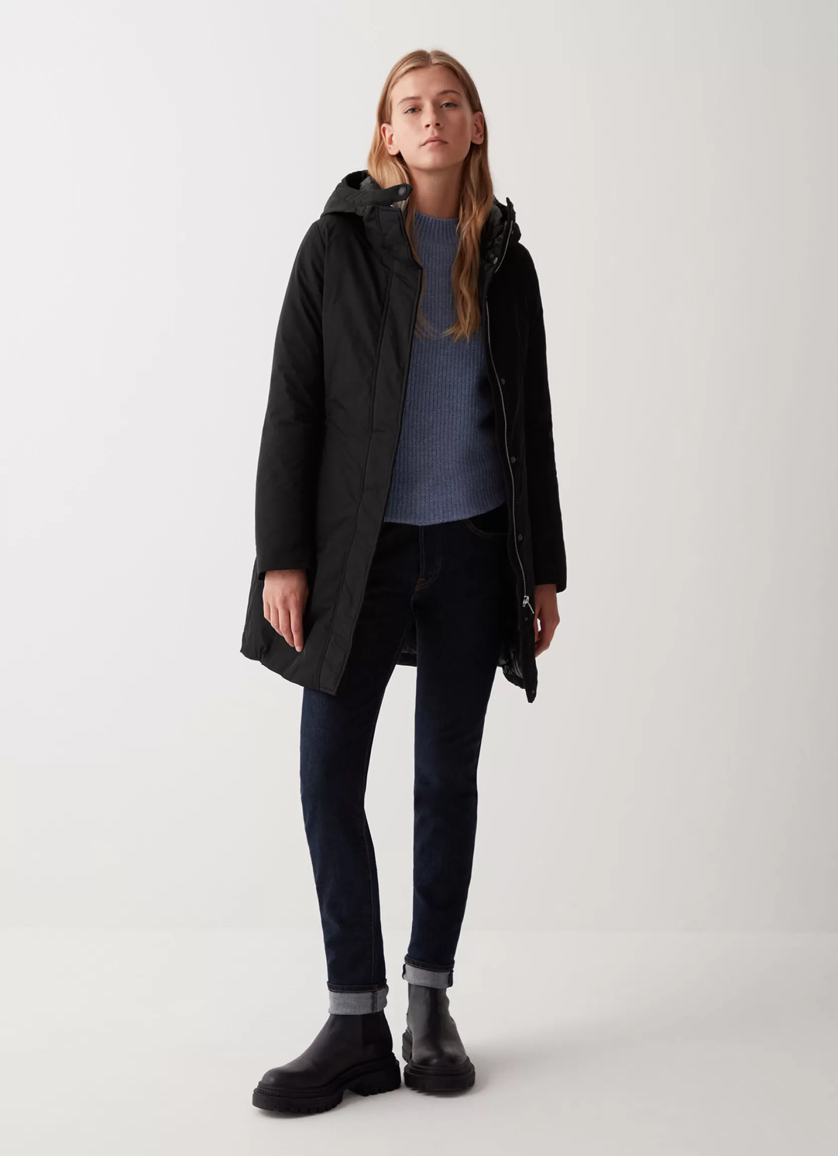 Colmar Long hooded winter jacket | woman Winter Down Jackets