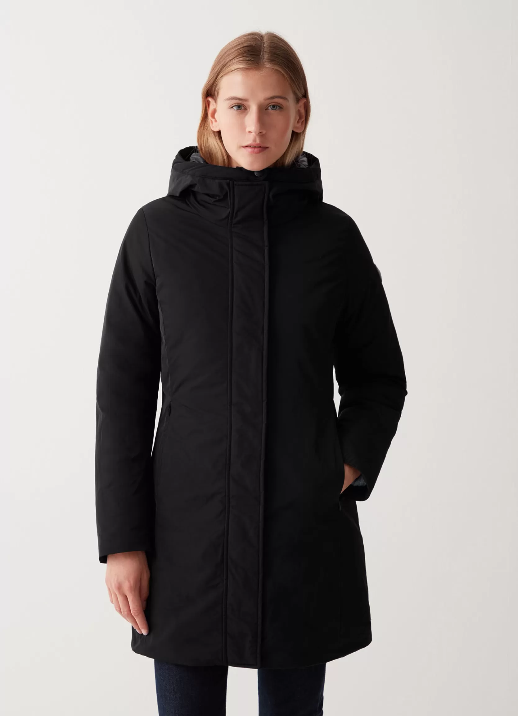 Colmar Long hooded winter jacket | woman Winter Down Jackets