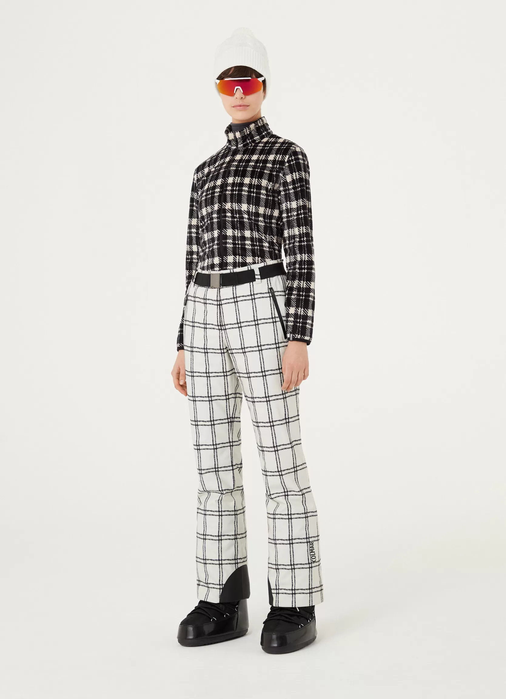 Colmar Padded ski pants with check print | woman Outlet