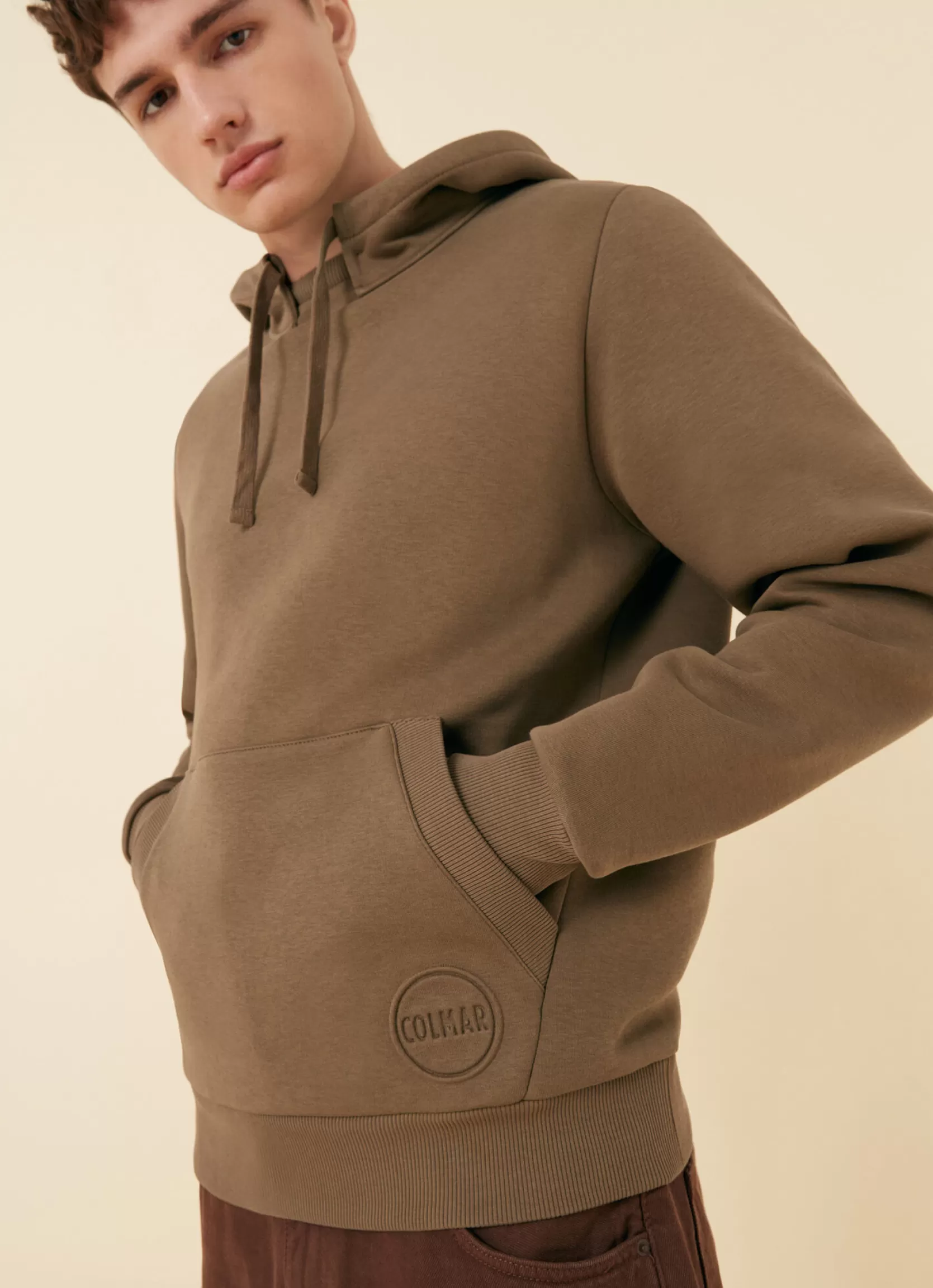 Colmar Recycled Essential kangaroo pocket sweatshirt | man Outlet