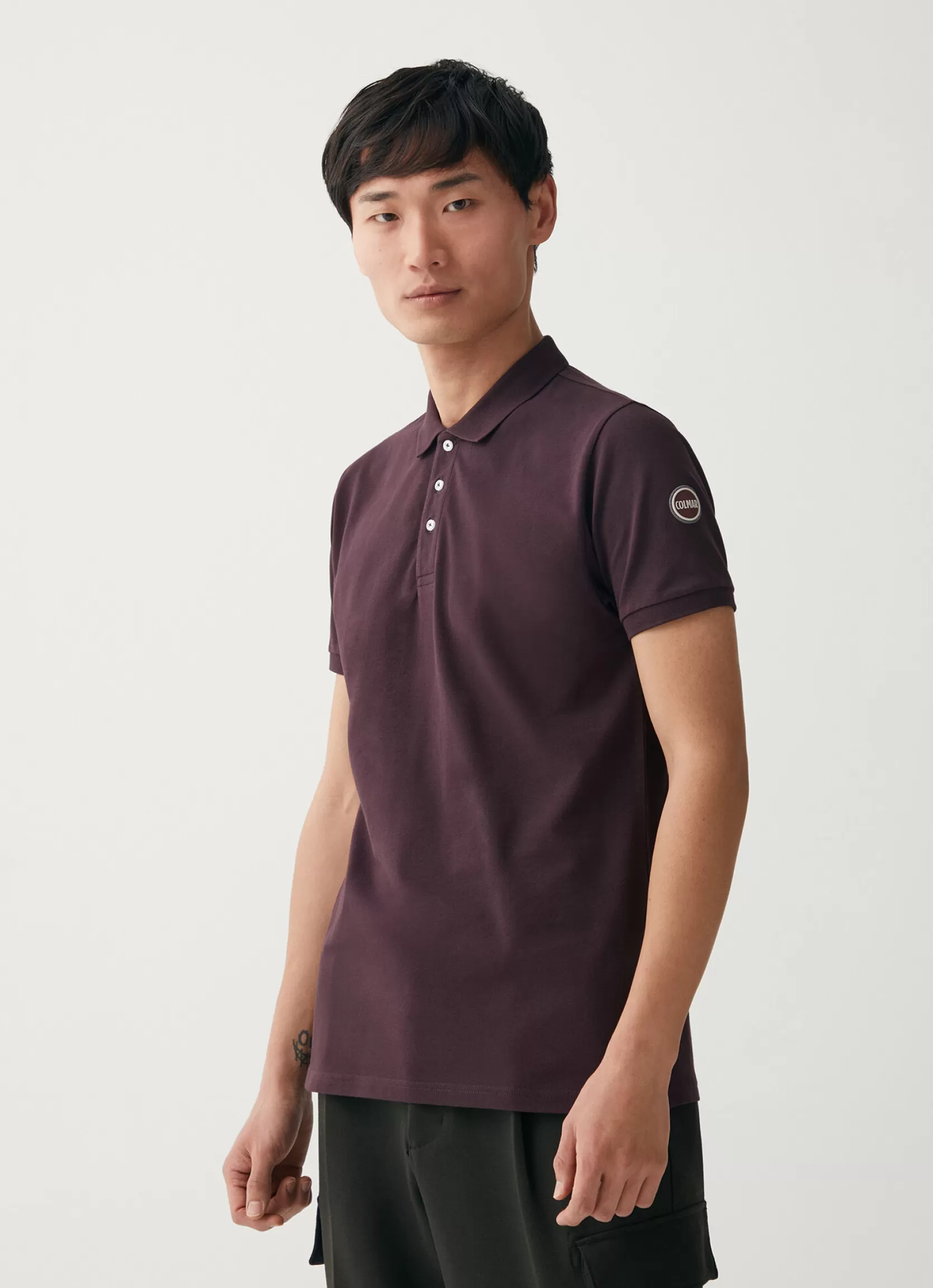 Colmar Stretch piqué cotton polo shirt | man T-shirts and Polo Shirts